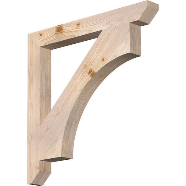Ekena Millwork Westlake Slat Smooth Bracket, Douglas Fir, 3 1/2"W x 32"D x 32"H BKT04X32X32WTL06SDF - main